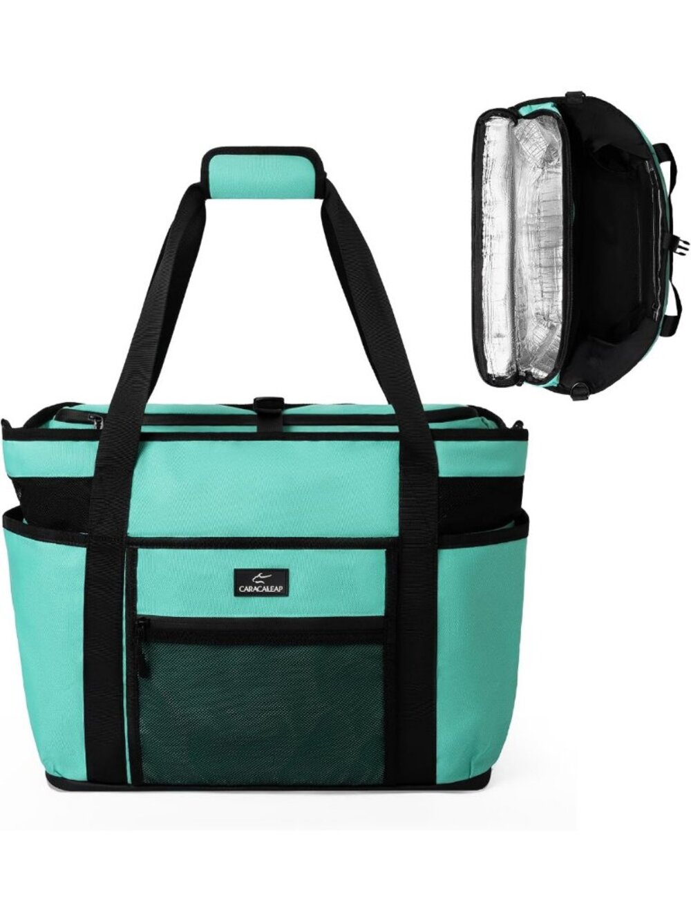 Large Insulated Beach Tote Bag - Perfect Cooler for Summer Outings & Travel